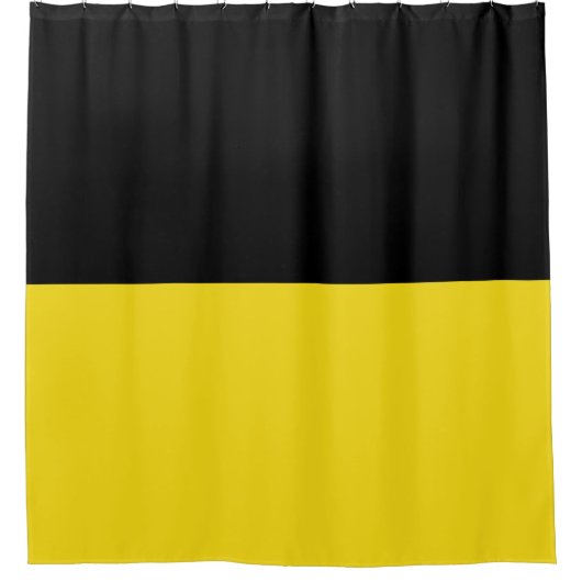 Flagge Baden-Württembergs (deutscher Staat) Duschvorhang (Vorderseite)