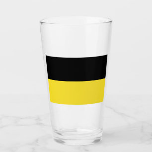 Flagge Baden-Württembergs (deutscher Staat) Glas