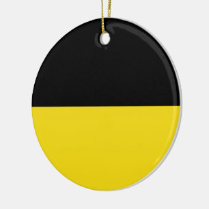 Flagge Baden-Württembergs (deutscher Staat) Keramik Ornament