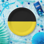 Flagge Baden-Württembergs (deutscher Staat) Pappteller (Party)