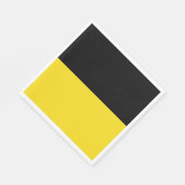Flagge Baden-Württembergs (deutscher Staat) Serviette (Ecke)