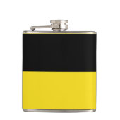 Flagge Baden-Württembergs Flachmann (Vorderseite)