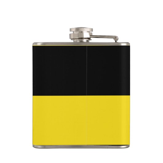 Flagge Baden-Württembergs Flachmann (Rückseite)