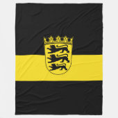 Flagge Baden-Württembergs Fleece Blanket (Vorderseite)