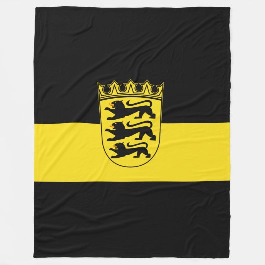 Flagge Baden-Württembergs Fleece Blanket (Vorderseite)