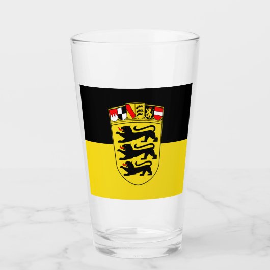 Flagge Baden-Württembergs Glas (Vorderseite)