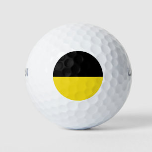 Flagge Baden-Württembergs Golfbälle