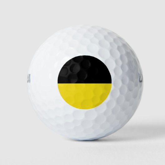Flagge Baden-Württembergs Golfbälle (Vorderseite)