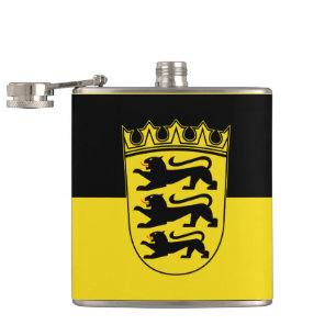 Flagge Baden-Württembergs Hüftkolben Flachmann