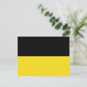 Flagge Baden-Württembergs Postkarte (Stehend Vorderseite)