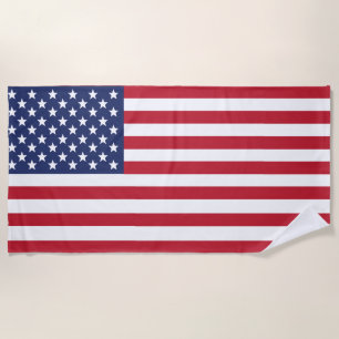 Flagge-Badetücher oder addieren Ihren Text, Bild Strandtuch