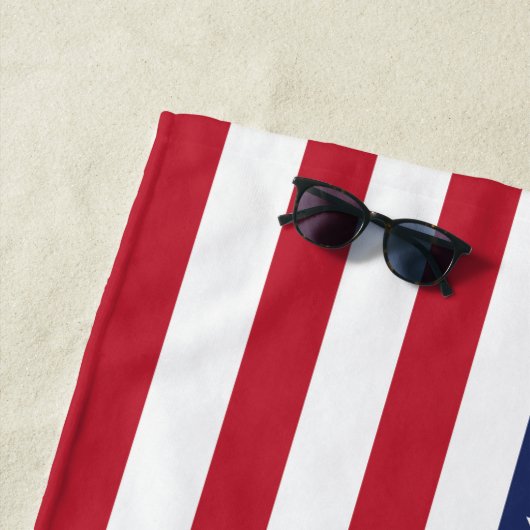 Flagge-Badetücher oder addieren Ihren Text, Bild Strandtuch (Beispiel)