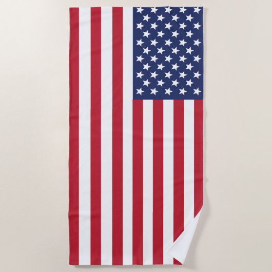 Flagge-Badetücher oder addieren Ihren Text, Bild Strandtuch (Vorderseite)