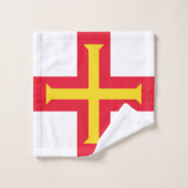 Flagge Badhandtuch Set (Waschlappen)
