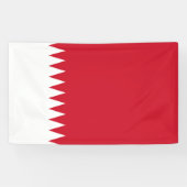 Flagge Bahrain Banner (Horizontal)