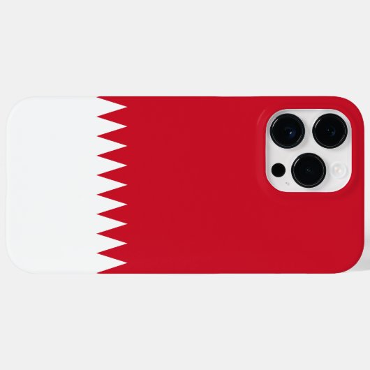 Flagge Bahrain Case-Mate iPhone Hülle (Rückseite (Horizontal))