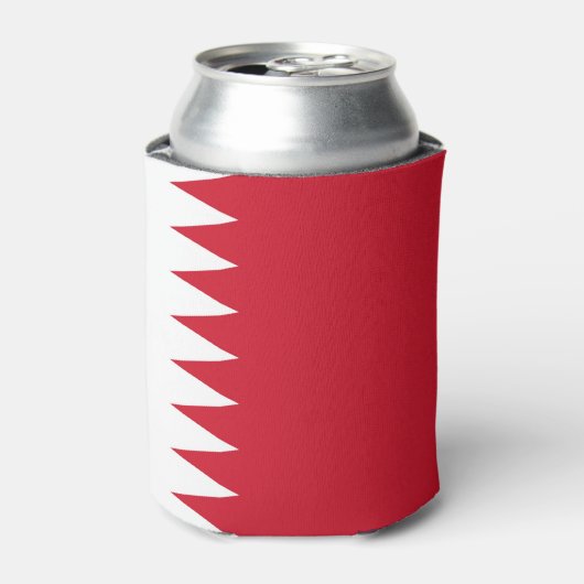 Flagge Bahrain Dosenkühler (Kanne Vorderseite)