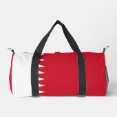 Flagge Bahrain Duffle Bag (Vorderseite)