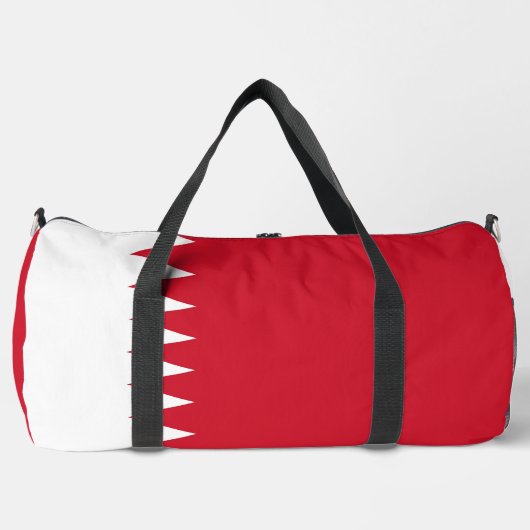 Flagge Bahrain Duffle Bag (Vorderseite)