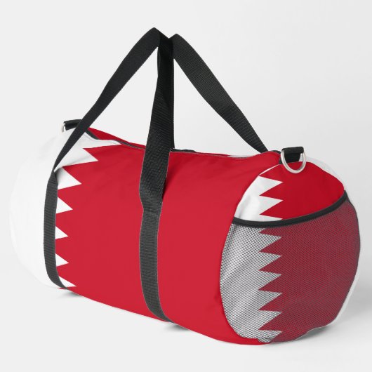 Flagge Bahrain Duffle Bag (Rechte Ecke)