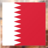 Flagge Bahrain Fensteraufkleber (Blatt 2)