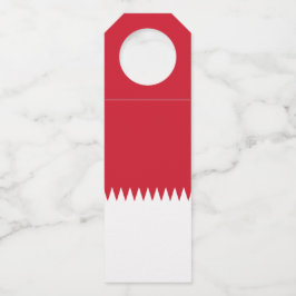 Flagge Bahrain Flaschenanhänger