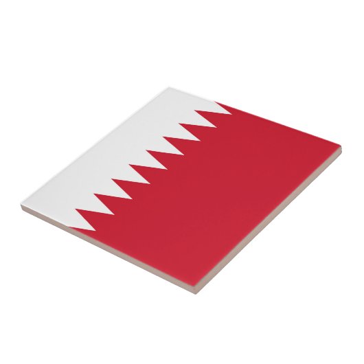 Flagge Bahrain Fliese (Seite)
