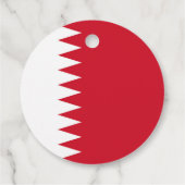 Flagge Bahrain Geschenkanhänger (Rückseite)