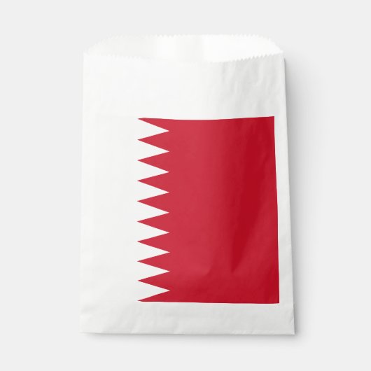 Flagge Bahrain Geschenktütchen (Vorderseite)