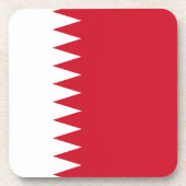 Flagge Bahrain Getränkeuntersetzer (Vorderseite)
