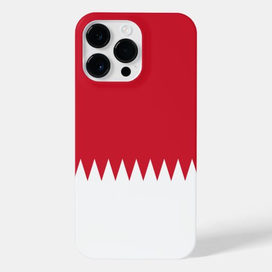 Flagge Bahrain iPhone Hülle (Rückseite)