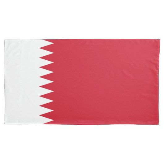 Flagge Bahrain Kissenbezug (Vorderseite)