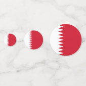 Flagge Bahrain Konfetti (Vorderseiten)