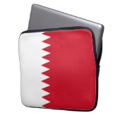 Flagge Bahrain Laptopschutzhülle (Vorderseite Links)