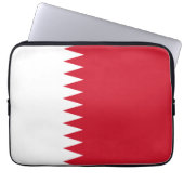 Flagge Bahrain Laptopschutzhülle (Vorderseite)