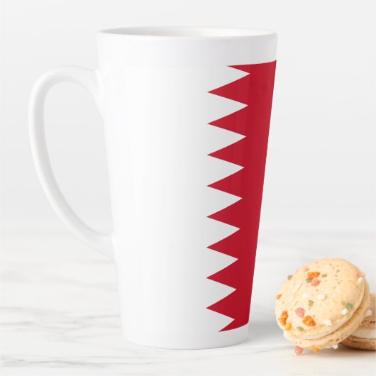 Flagge Bahrain Milchtasse (Beispiel)