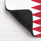 Flagge Bahrain Mousepad (Ecke)