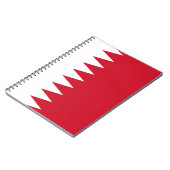 Flagge Bahrain Notizblock (Linke Seite)