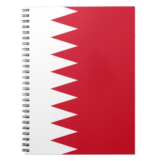 Flagge Bahrain Notizblock (Vorderseite)