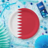 Flagge Bahrain Pappteller (Party)