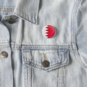 Flagge Bahrain Runde Icon Button (Beispiel)