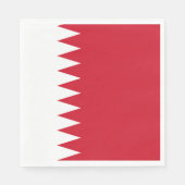Flagge Bahrain Serviette (Vorderseite)