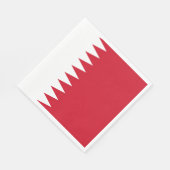 Flagge Bahrain Serviette (Ecke)
