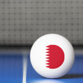 Flagge Bahrain Tischtennisball (Netto)