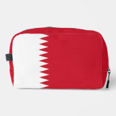 Flagge Bahrain Waschbeutel (Vorderseite)