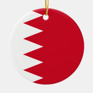 Flagge Bahrains Keramik Ornament