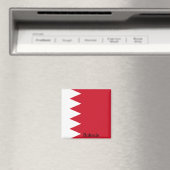 Flagge Bahrains Magnet (In Situ (Geschirrspüler))