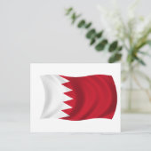 Flagge Bahrains Postkarte (Stehend Vorderseite)