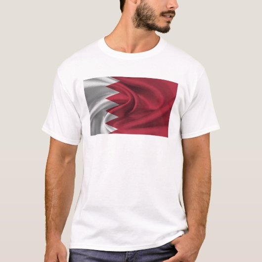 Flagge Bahrains T-Shirt (Vorderseite)