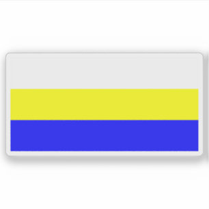 Flagge Bakars, Kroatien Aufkleber